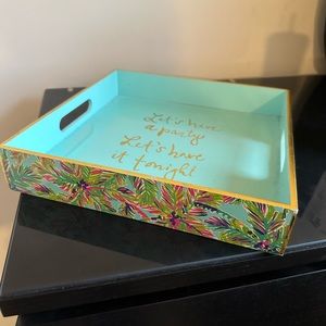 Lilly Pulitzer party tray